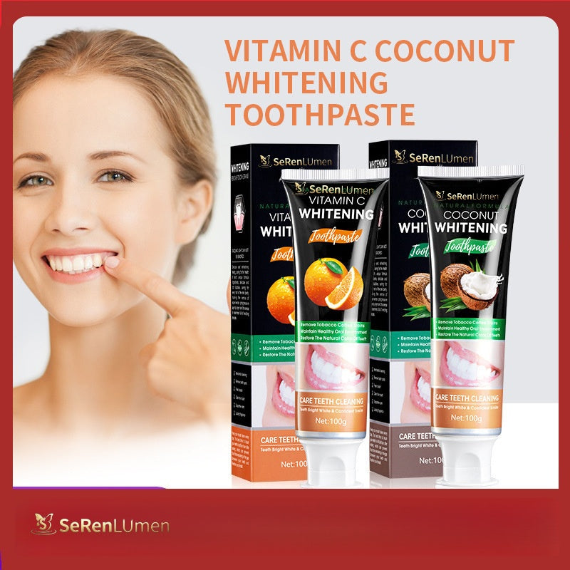 Whitening Toothpaste, Deep Stain Removal, Long Lasting Fresh Breath, Anti-Plaque & Cavity Protection, Cool Mint Flavor for Daily Oral Care
