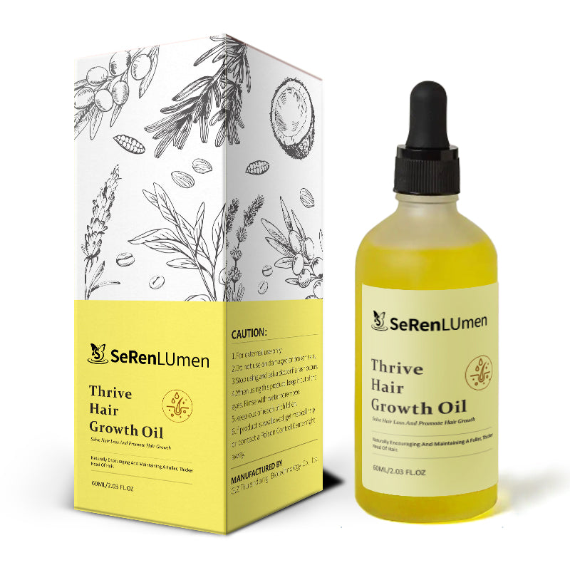 Pure Natural Organic Rosemary Castor Oil Serum Private Label Essential Scalp Hair Care Oil for Hair Growth Nourishing Oil