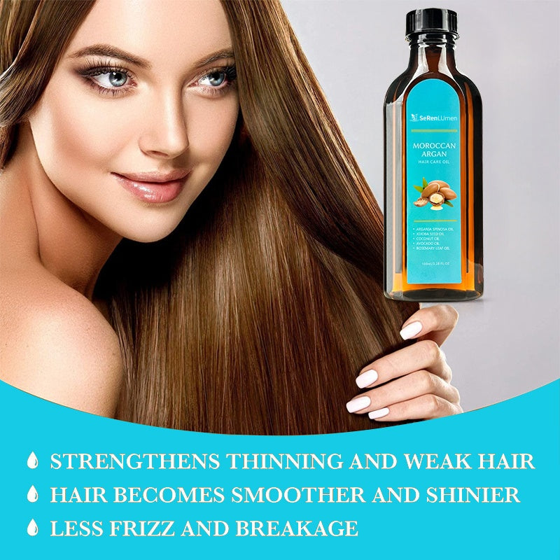 Organic Morocco Hair Care Essential Oil Genuine Goods Improve Frizzy Hair Dry Soft Repair Fragrance Hair Growth Essential Oil