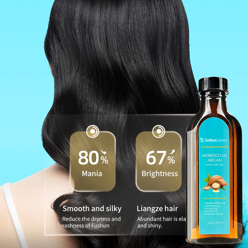 Organic Morocco Hair Care Essential Oil Genuine Goods Improve Frizzy Hair Dry Soft Repair Fragrance Hair Growth Essential Oil