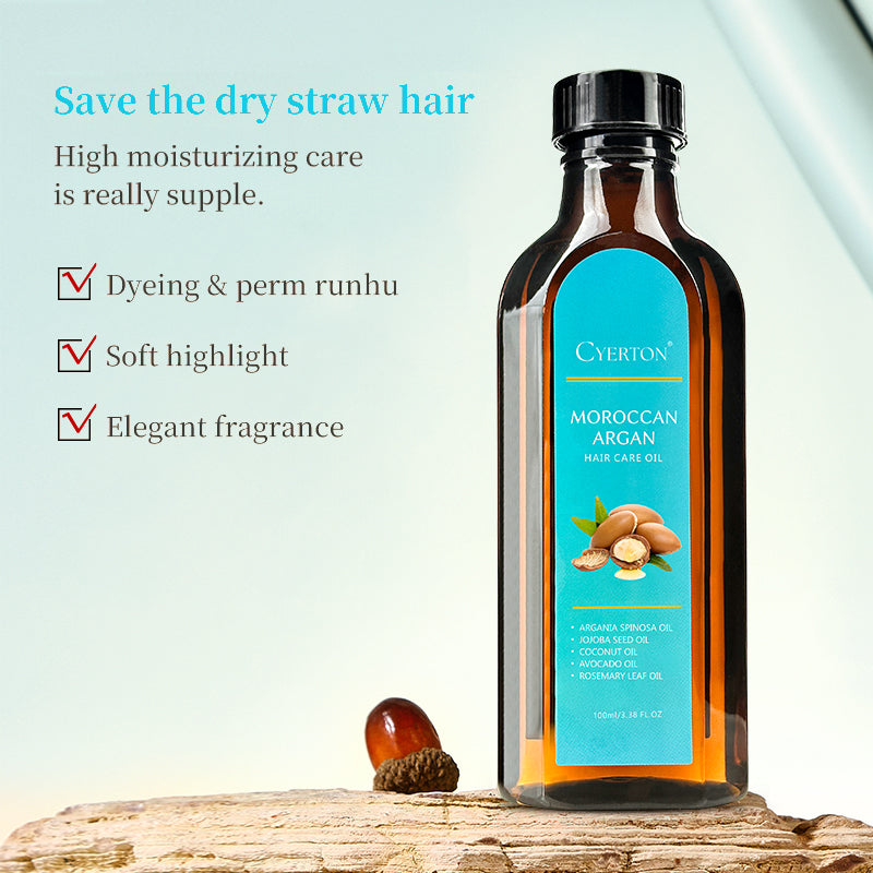 Organic Morocco Hair Care Essential Oil Genuine Goods Improve Frizzy Hair Dry Soft Repair Fragrance Hair Growth Essential Oil
