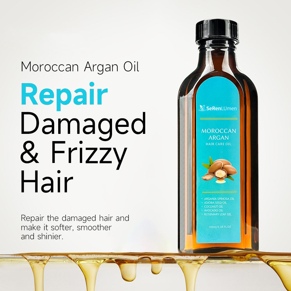 Organic Morocco Hair Care Essential Oil Genuine Goods Improve Frizzy Hair Dry Soft Repair Fragrance Hair Growth Essential Oil
