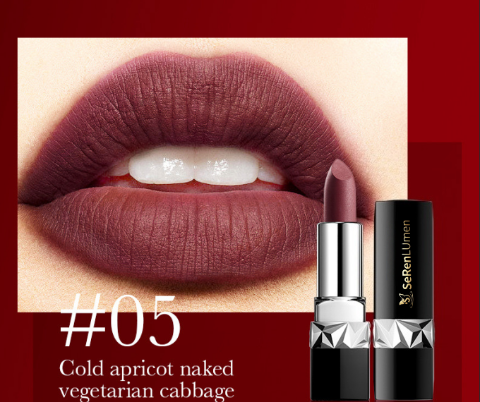 Vegan Matte Lipstick, Long Lasting Non-Drying Lip Stick, Rich Color Pigment, Cruelty-Free Beauty Lip Makeup for Daily & Party
