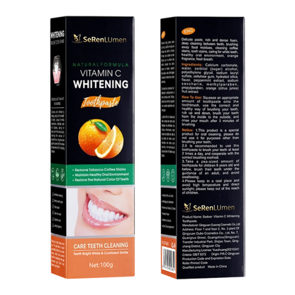 Whitening Toothpaste, Deep Stain Removal, Long Lasting Fresh Breath, Anti-Plaque & Cavity Protection, Cool Mint Flavor for Daily Oral Care