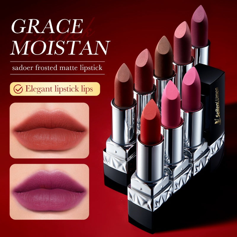 Vegan Matte Lipstick, Long Lasting Non-Drying Lip Stick, Rich Color Pigment, Cruelty-Free Beauty Lip Makeup for Daily & Party