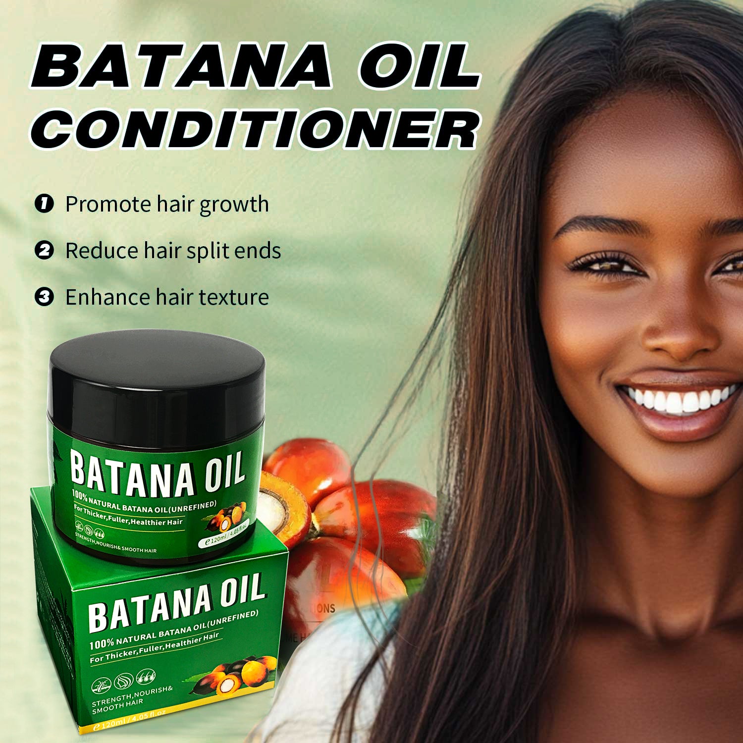 Hot Sales Organic Batana Butter Treatment Hair Growth Moisturizing Repair Damaged Growth Oil for Hair Grow Care Batana Oil
