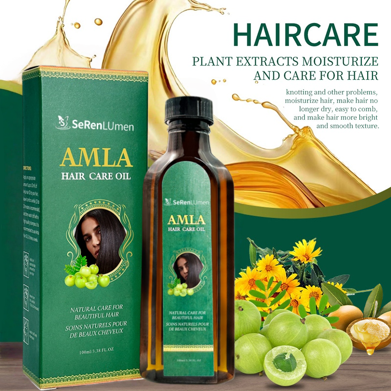 Private Label Amla Oil Indian Organic Thrive Hair Repairing Products Gooseberry Oil Moisturizing for Hair Care Treatment
