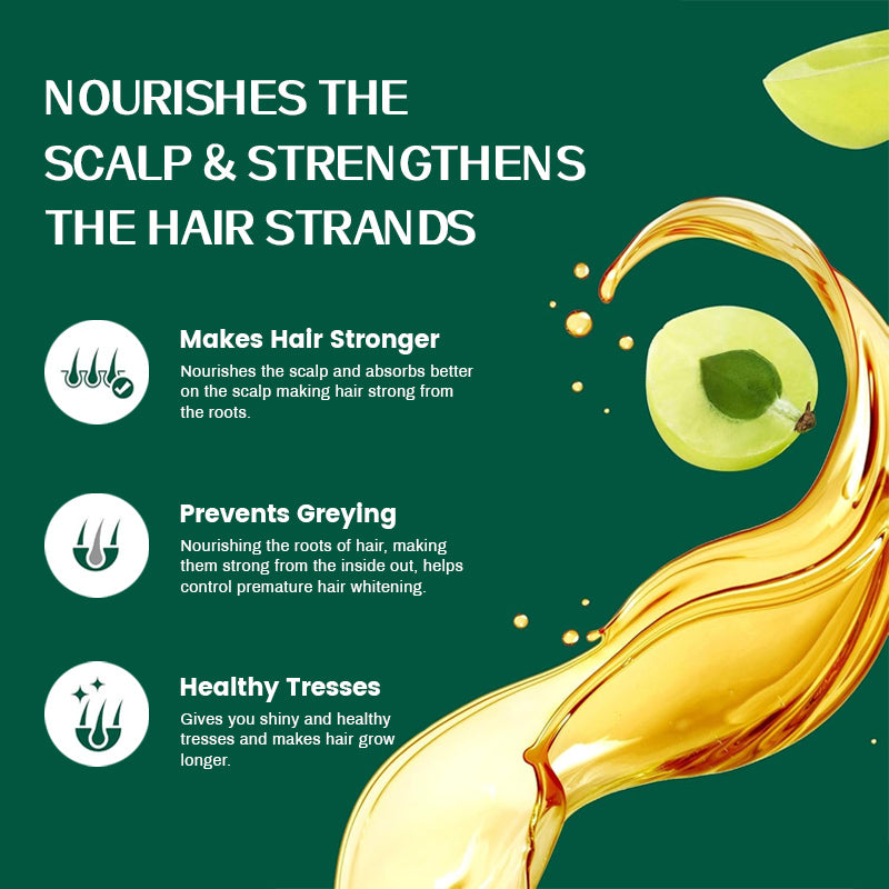 Private Label Amla Oil Indian Organic Thrive Hair Repairing Products Gooseberry Oil Moisturizing for Hair Care Treatment