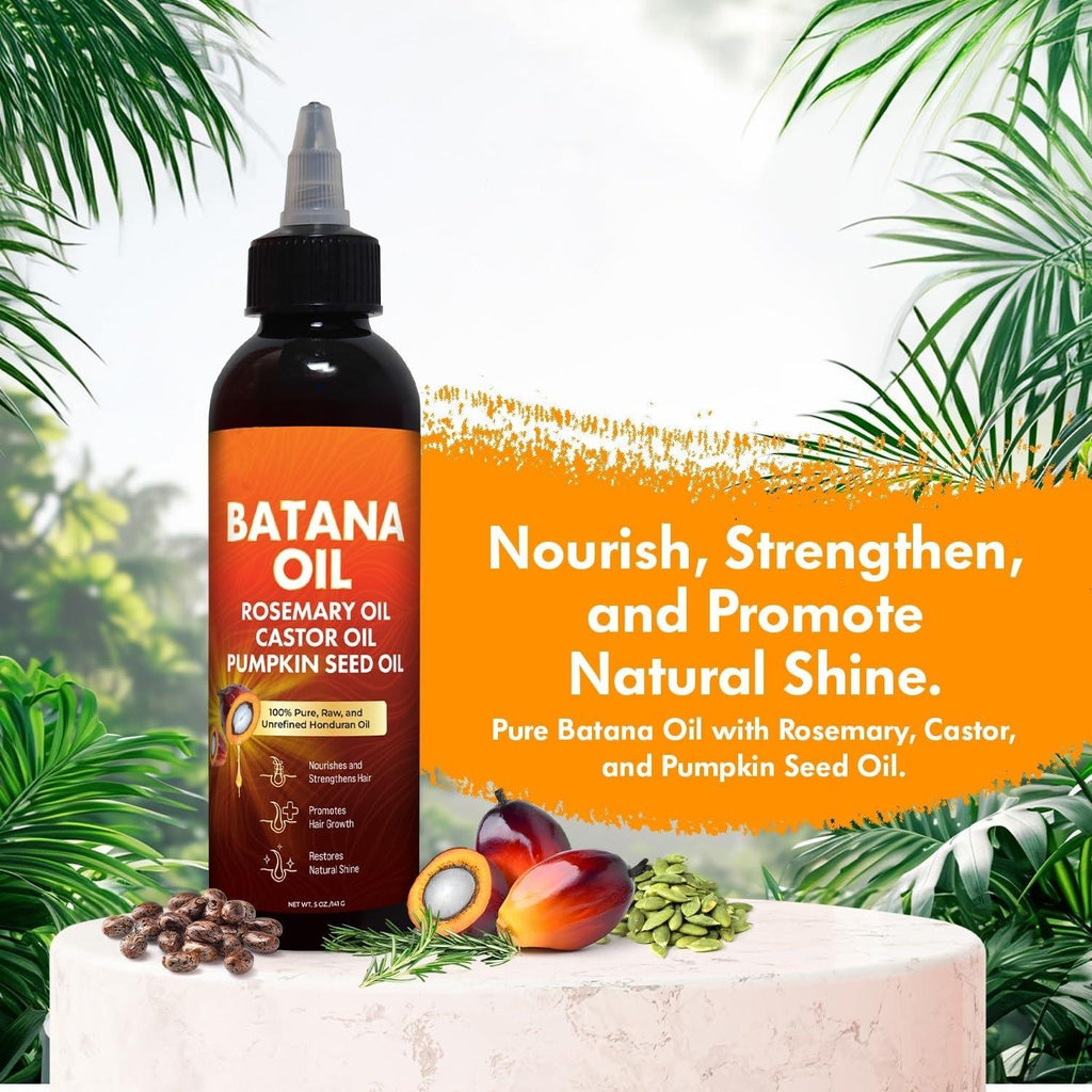 Hair Care Strengthens Moisturizes Raw Batana Oil Advanced Miracle Essential Batan Oil for Hair Growth Pumpkin Seed Oil