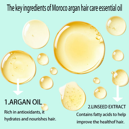 Organic Morocco Hair Care Essential Oil Genuine Goods Improve Frizzy Hair Dry Soft Repair Fragrance Hair Growth Essential Oil