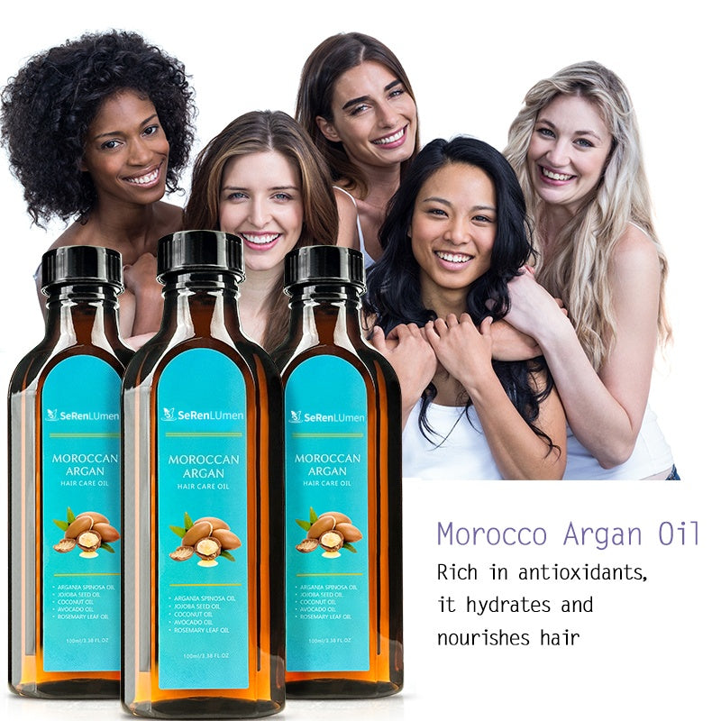 Organic Morocco Hair Care Essential Oil Genuine Goods Improve Frizzy Hair Dry Soft Repair Fragrance Hair Growth Essential Oil