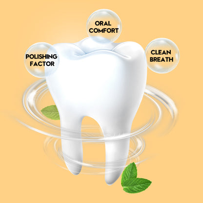 Whitening Toothpaste, Deep Stain Removal, Long Lasting Fresh Breath, Anti-Plaque & Cavity Protection, Cool Mint Flavor for Daily Oral Care