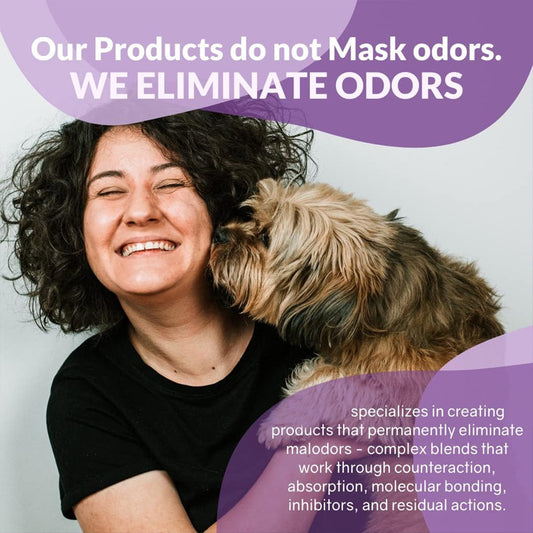 Stop Masking, Eliminate Odors! Pet-Safe Enzymatic Deodorizer for Dog & Cat Urine Smell