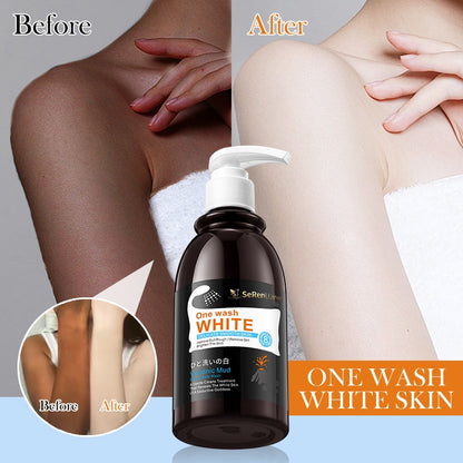 Premium Volcanic Mud Body Wash, Deep Pore Cleanser, Gentle Exfoliation, Skin Brightening & Moisturizing, Spa Quality at Home
