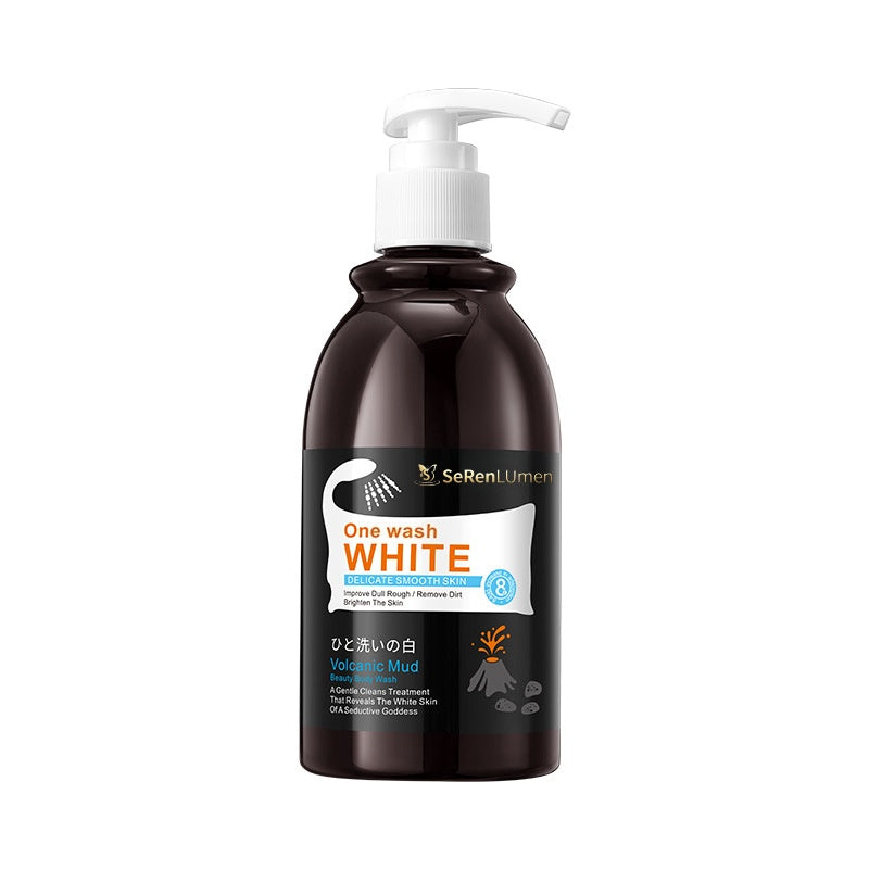 Premium Volcanic Mud Body Wash, Deep Pore Cleanser, Gentle Exfoliation, Skin Brightening & Moisturizing, Spa Quality at Home