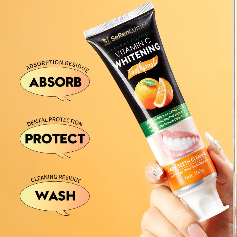 Whitening Toothpaste, Deep Stain Removal, Long Lasting Fresh Breath, Anti-Plaque & Cavity Protection, Cool Mint Flavor for Daily Oral Care