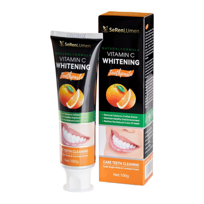Whitening Toothpaste, Deep Stain Removal, Long Lasting Fresh Breath, Anti-Plaque & Cavity Protection, Cool Mint Flavor for Daily Oral Care