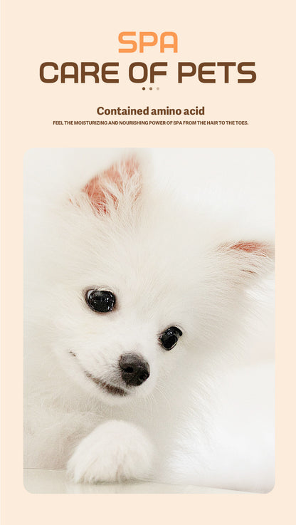 Pet shampoo for cats and dogs, universal deodorant, long-lasting fragrance, pet shampoo for softening and protecting fur.