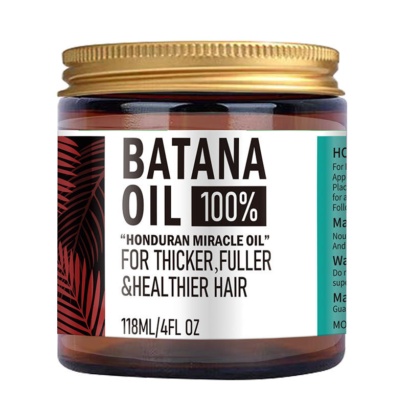 Wholesale Organic Hair Strengthening Growth Oil Cream 100 Percent Unrefined Pure Nourishing Batana Oil for Hair Care